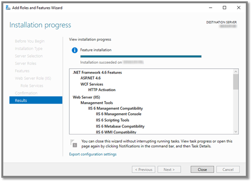 samarbejde kartoffel Begyndelsen IIS Installation on Windows Server 2016