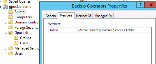 Backup Operators
