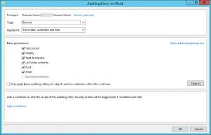 File access auditing from Windows event logging to monitor file access and change events lacks filtering capabilities, creating too many security events to sift through and adversely affects Windows server performance