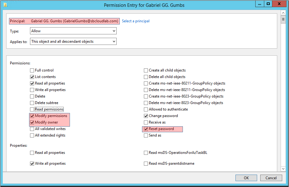 Access Control in Active Directory Domain Services
