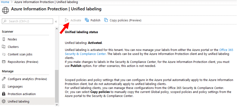 Azure Information Protection | Unified Labeling 2